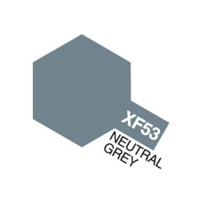 XF-53 Neutral Grey, Acrylic Mini 10 ml (penselmaling, mat) - Tamiya